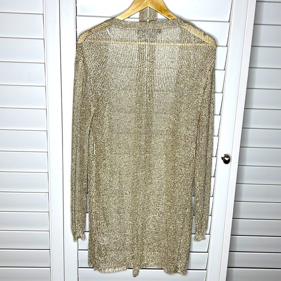 LIONESS • PRINCESS POLLY "Take Me To Rio" Metallic Gold Mini Dress Size L - Picture 8 of 14
